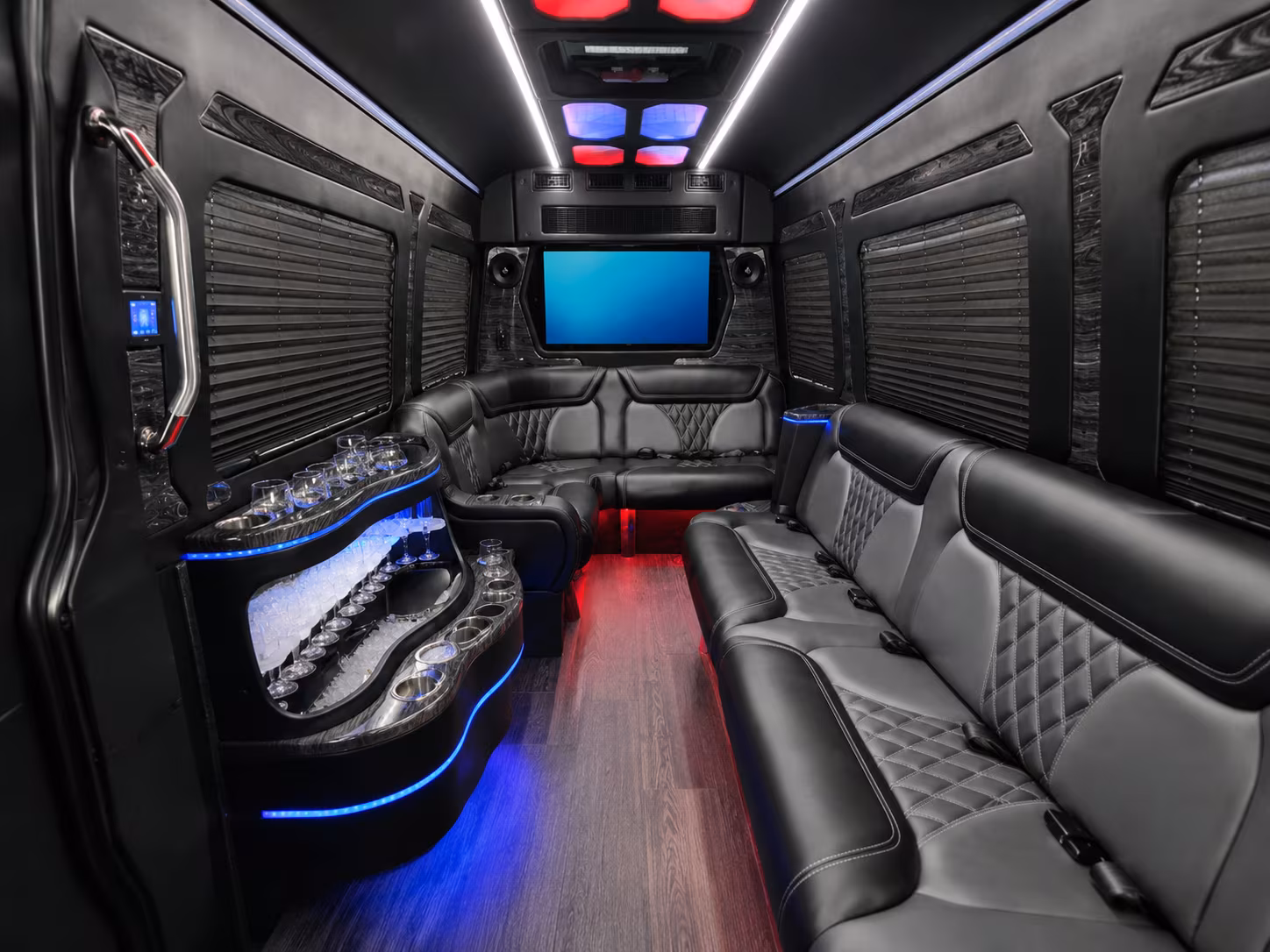 miami gardens charter bus interior