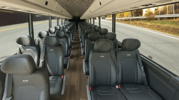 coral gables 18 passenger minibus inside