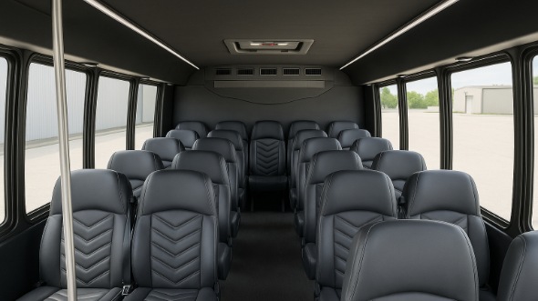 coral gables 25 passenger minibus inside