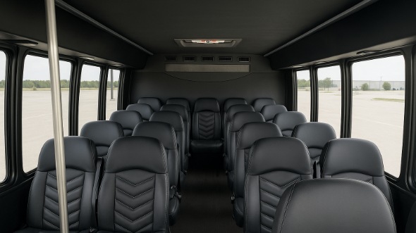 coral gables 35 passenger minibus inside