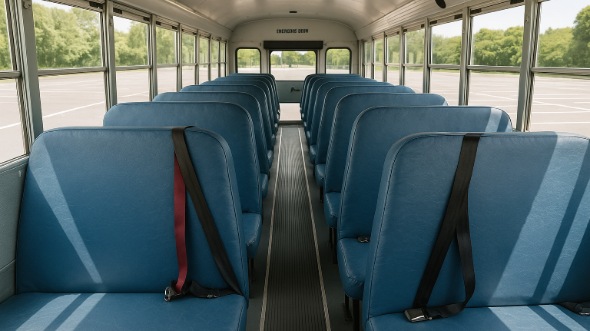 coral gables school bus rental interior